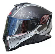 Capacete Mormaii M1 Metallic Gelo Cinza Fosco: Segurança e Estilo para Sua Aventura - imagem 1