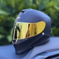Viseira Mormaii M1 Tiger Classic Origin Echo Azul Dourado - Estilo e Proteção Premium - imagem 3
