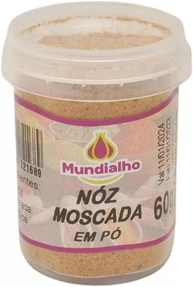 Noz Moscada Pó Pote Mundialho 60g - imagem 3
