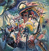 Moscow (1916) de Wassily Kandinsky - Tela Canvas 30x31cm | Arte Original em Impressão Giclée - imagem 1