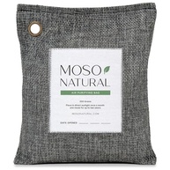 Moso Natural Saco Purificador de Ar 200g: Absorvedor de Odor de Carvão de Bambu Premium para Casa e Carro - imagem 2