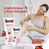 Depilação Sem Dor: Creme Depimiel Argila & Rosa Mosqueta - imagem 2