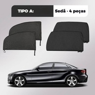 Kit 4 Capas Protetoras de Janela para Carro: Proteção Solar e Contra Mosquitos para SUV e Sedã - imagem 2