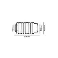 Sanfona Bengala 10 Dentes Preto - Proteção e Durabilidade para sua Moto - imagem 3