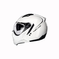 Capacete Peels Mirage Classic Aberto Moto Branco/Grafite - Segurança e Estilo - imagem 1