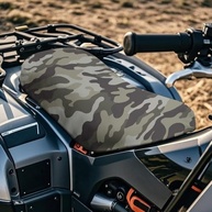 Capa de Assento SEANATIVE Camuflada Militar para Moto e Quadriciclo - Proteção Flexível e Respirável - imagem 4