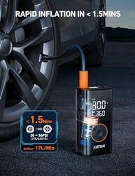 AstroAI L7: Compressor de Ar Portátil 150 PSI para Carro, Moto e Bike | Inflador Automático Digital - imagem 4