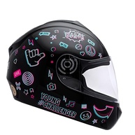 Capacete Moto Infantil Fly Young Live Preto Brilhante: Segurança e Estilo para Pequenos Aventureiros - imagem 2