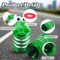 Kit 4 Tampas de Válvula Ovelha Fofa 3D - Acessórios Divertidos para Carro, Moto e Bike - imagem 4