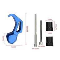 Gancho Universal para Moto Capacete e Bolsa - Alumínio Premium Azul - imagem 4