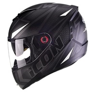 Capacete Peels Icon Fast Preto Fosco com Branco: Segurança e Estilo para Sua Moto - imagem 2
