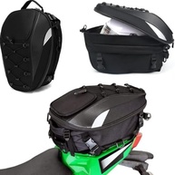 Mochila Moto Baslu: Baú Universal Impermeável com Design Esportivo e Porta Capacete - imagem 2