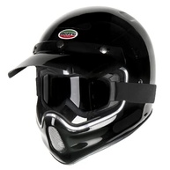 Capacete Moto Bieffe Moto X Classic Preto Fosco - Segurança e Estilo para Sua Pilotagem - imagem 1
