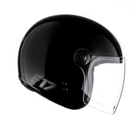 Capacete Moto Aberto Fly F-17 Preto Brilhante: Estilo e Segurança para Todos! - imagem 2