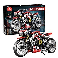 Moto de Blocos Montar Castela: 467 Peças! - imagem 1
