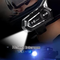 Fone de Ouvido Capacete Bluetooth 5.4 Lanterna - Segurança e Som para Moto e Bicicleta - imagem 3