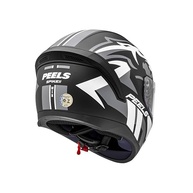 Capacete Peels Spike II Win Preto Fosco/Cinza: Segurança e Estilo para Sua Moto - imagem 5