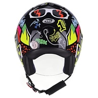 Capacete Peels Freeway King Preto/Color Aberto Moto - Estilo e Segurança! - imagem 5