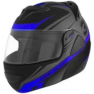 Capacete Moto Robocop Pro Tork V-Pro Jet 3 Escamoteável: Segurança e Conforto para Seu Passeio! - imagem 2