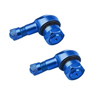 2x Hastes de Válvula de Pneu de Moto 90° CNC Alumínio - Segurança e Estilo - imagem 1
