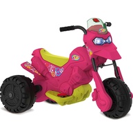 Moto Elétrica Infantil XT3 6V: Aventura Rosa! - imagem 1