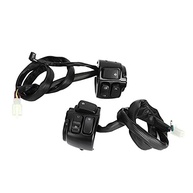 Kit Controles Guidão Moto GUIDOO: Buzina, Farol Alto/Baixo e Pisca Esquerda (Preto) - imagem 5