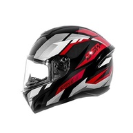 Capacete Peels Spike II BSN Fechado Moto Preto/Vermelho - Segurança e Estilo - imagem 4