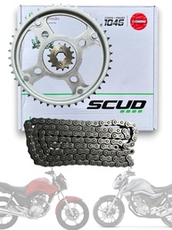 Kit Relação Scud Cg 150 Fan/Titan 2004-2015: Desempenho e Durabilidade para Sua Moto - imagem 1