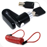 Trava Cadeado Antifurto para Moto: Segurança Máxima com Disco de Freio e Lembrete! - imagem 1