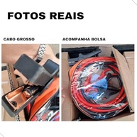 Cabo de Chupeta 1200A para Caminhão, Carro, Moto e Trator - Cobre Puro e Garras Fortes - imagem 3