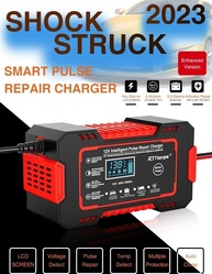Carregador Inteligente 12V 6A para Carro e Moto: Carga Rápida e Reparo de Bateria - imagem 4