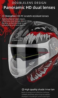 Capacete Modular Dobrável Integral: Segurança e Conforto para Sua Moto - imagem 4
