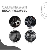 Compressor de Ar Portátil Digital Inteligente: Calibrador Essencial para Carro, Moto, Bike e Mais! - imagem 3