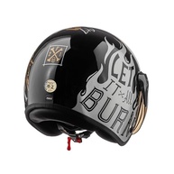 Capacete Peels F21 Burn Preto Brilho Aberto: Estilo e Segurança para Sua Moto - imagem 5