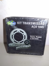 Kit Transmissão Moto Pop 100 Aço 1045: Durabilidade e Performance para Sua Moto! - imagem 1