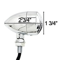 Setas Cromadas Heavy Duty para Moto: Pisca-Pisca com Máxima Visibilidade e Estilo - imagem 5