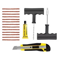 Kit Reparo Pneu Sem Câmara Carro e Moto: 13 Macarrões + Estilete Essencial - imagem 2