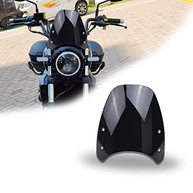 Para-brisa Universal para Moto com Suporte para Farol LED - Estilo e Proteção - imagem 2