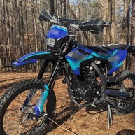 Protetores de Mão Racing para Moto e ATV - Azul (22mm/28mm) - imagem 4
