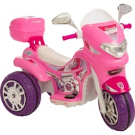 Moto Elétrica Biemme Sprint Turbo Rosa 12V com Capacete - Diversão Segura para Crianças! - imagem 1