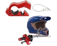 Trava de Manopla Antifurto para 2 Capacetes - Segurança Vermelha para sua Moto - imagem 2