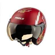 Capacete Peels F21 Burn Bordo Vinho Aberto: Estilo e Segurança para Sua Moto - imagem 4