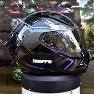 Capacete Masculino Bieffe B-Fast Strak Azul: Segurança e Estilo para Sua Moto! - imagem 3