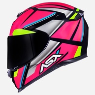 Capacete Feminino ASX Eagle Explorer Rosa: Segurança e Estilo para Sua Moto! - imagem 1