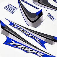 Adesivos Yamaha Ybr 125 2008 Azul: Personalize sua Moto - imagem 2
