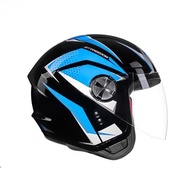 Capacete Fly Jet HG Freedom Preto/Azul - Segurança e Estilo para Sua Moto - imagem 2