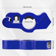 Trava Antifurto Guidão Moto Universal - Segurança Máxima e Design Ajustável (Azul) - imagem 3