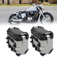 Alforjes Universais GXYWADY 36L em Alumínio Prateado para Moto - Segurança e Estilo - imagem 3