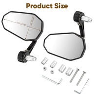 Espelhos de Guidão Universal CNC para Moto: Visão Clara e Estilo Antirreflexo - imagem 4