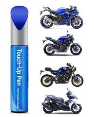 Tinta de Retoque para Moto Yamaha - Azul Arroxeado Metálico C (Team Blue) | Reparo Profissional e Duradouro - imagem 2
